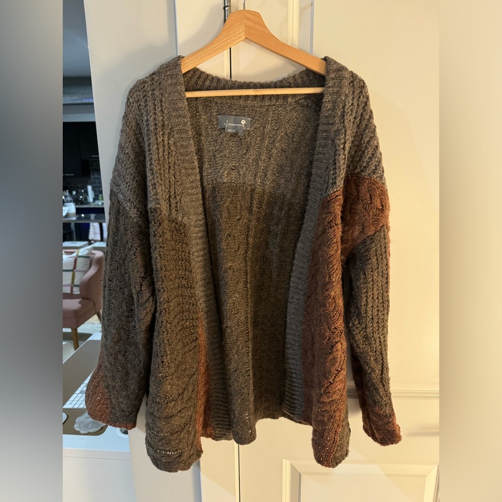 Anthropologie Brand Patchwork Cardigan - L